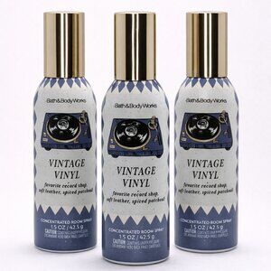 Bath & Body Works 3Pack VINTAGE VINYL Room Spray
